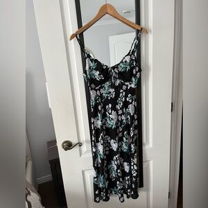 Aka black flower dress